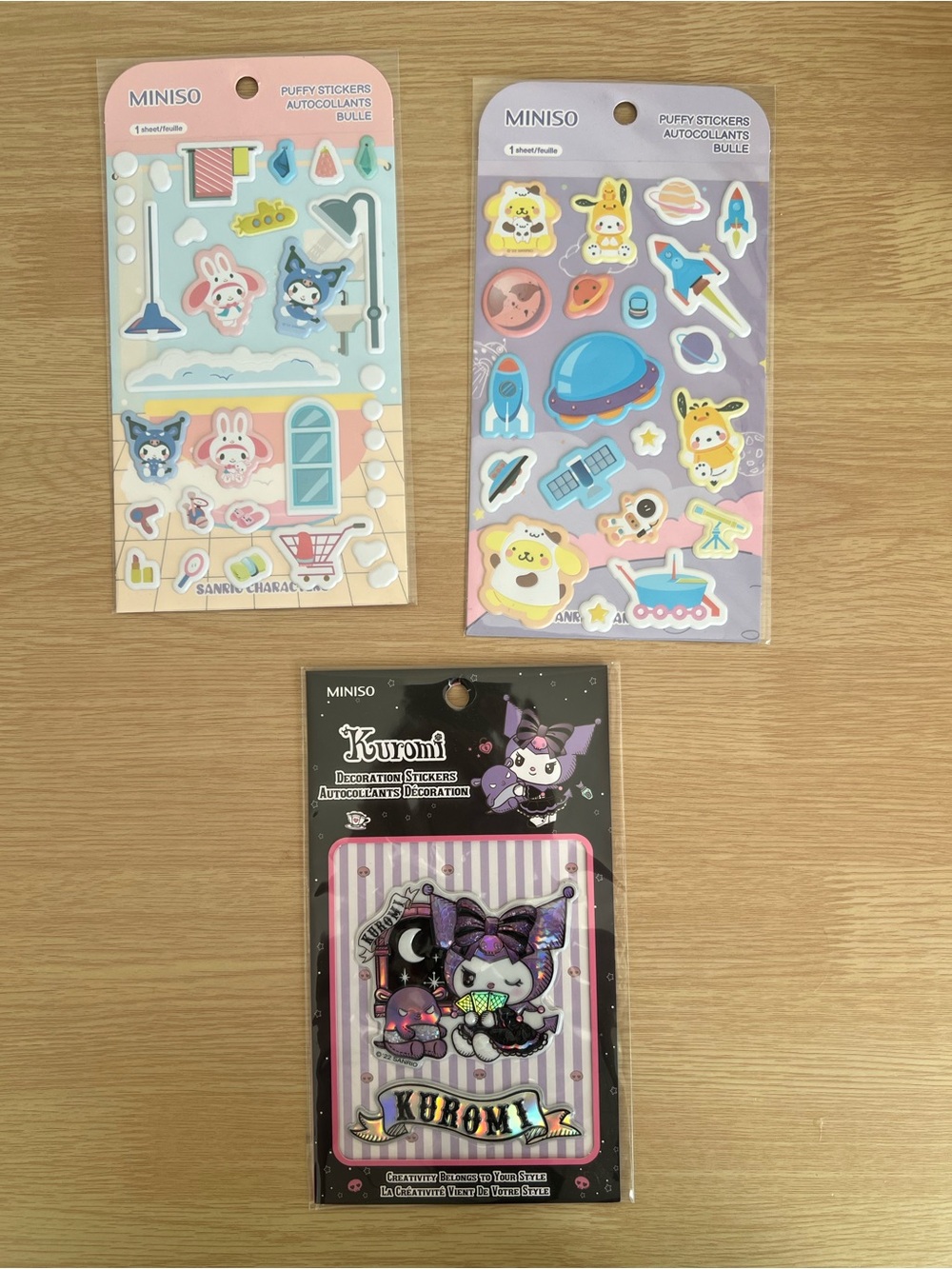 FWP Miniso x Sanrio Stickers